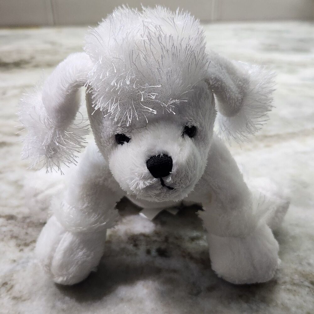 Webkinz Lil' Kinz White Poodle Stuffed Animal HS014 - No Code